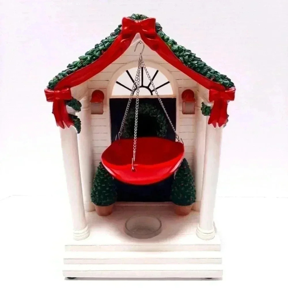 Yankee Candle Wax Melt Tart Warmer Festive Collection FRONT DOOR Christmas RARE